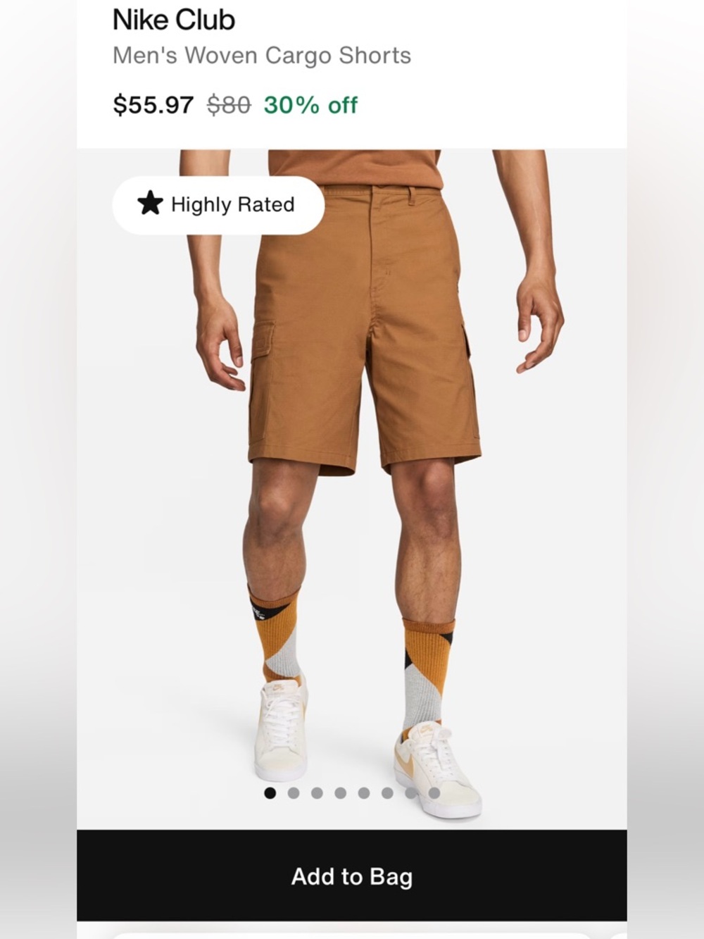 Nike Men’s Woven Cargo Shorts